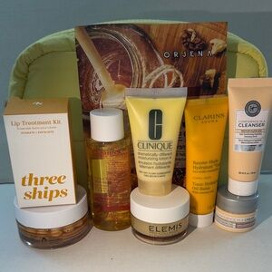 Set 14 Luxury Yellow Radiance & Nourishment Box Elemis, Clarins, IT Cosmetics